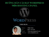 Video hướng dẫn cài đặt WordPress lên Hosting